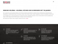 remund-holzbau.ch Webseite Vorschau