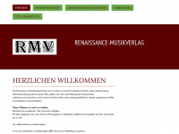 renaissance-musikverlag.de Webseite Vorschau
