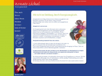 renate-lichal.at Webseite Vorschau