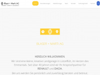 renault-blaser.ch Webseite Vorschau