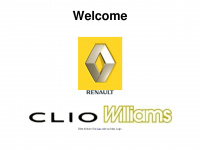 renault-clio-williams.de Webseite Vorschau