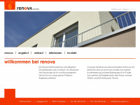 renova-gmbh.ch Webseite Vorschau