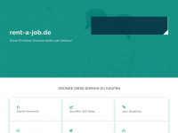 rent-a-job.de Webseite Vorschau