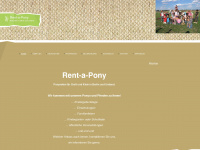 rent-a-pony-berlin.de Webseite Vorschau