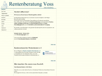 rentenberatung-voss.de Webseite Vorschau