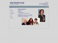 reporting-factory.at Webseite Vorschau