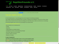 reptilienfreunde-ev.de Webseite Vorschau