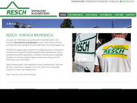 resch-dach.at Webseite Vorschau