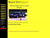 resch-motorsport.de Webseite Vorschau
