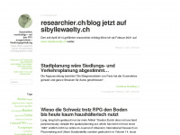 researchier.ch Webseite Vorschau