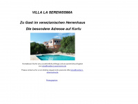 residenz-serenissima.de Webseite Vorschau