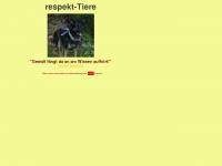 respekt-tiere.de Webseite Vorschau