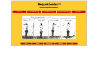 respektverleih.de Webseite Vorschau
