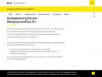 ressourcenplus.ch Webseite Vorschau