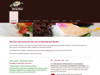 restaurant-blume-sg.ch Webseite Vorschau
