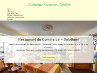 restaurant-commerce.ch Webseite Vorschau
