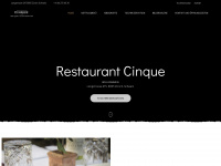 restaurant-cinque.ch Webseite Vorschau