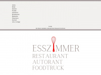 restaurant-esszimmer.de Webseite Vorschau