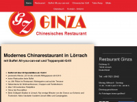 restaurant-ginza.de Webseite Vorschau