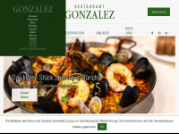 restaurant-gonzalez.ch Webseite Vorschau