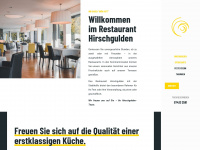 restaurant-hirschgulden.de Webseite Vorschau