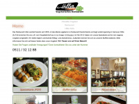 restaurant-hiller.de Webseite Vorschau