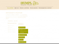 restaurant-humpl.de Webseite Vorschau