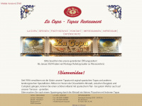 restaurant-lacopa.de Webseite Vorschau