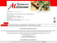 restaurant-millenium.at Webseite Vorschau
