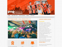 popcorn-partyband.de Webseite Vorschau