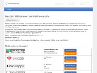 multihoster.info Webseite Vorschau