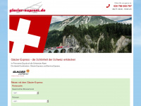 glacier-express.de Webseite Vorschau