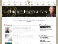 brucebroughton.com Webseite Vorschau