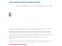 else-lasker-schueler-gesellschaft.de Webseite Vorschau
