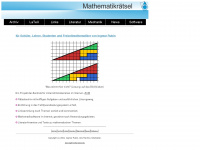matheraetsel.de Webseite Vorschau