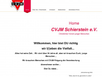 cvjm-schierstein.de Webseite Vorschau