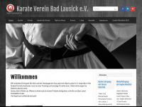 karate-badlausick.de Webseite Vorschau