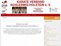 kvsh-karate.de Webseite Vorschau