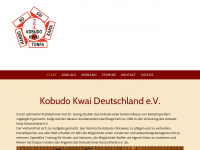 kobudo.de Webseite Vorschau
