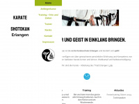 karate-homepage.de Webseite Vorschau