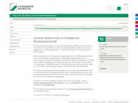 prof-musikwissenschaft.uni-bayreuth.de Webseite Vorschau