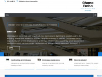 ghana-embassy.org Webseite Vorschau