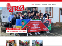 jusos-giessen.de Webseite Vorschau