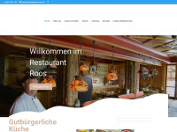 restaurant-roos.ch Webseite Vorschau