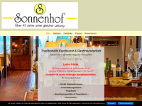 restaurant-sonnenhof.de Webseite Vorschau