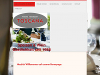 restaurant-toscana.de Webseite Vorschau