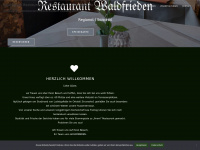 restaurant-waldfrieden-ludwigsfelde.de Webseite Vorschau