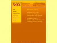 restaurant-xox.de Webseite Vorschau