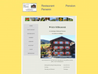 restaurantparsenn.ch Webseite Vorschau