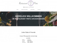 restaurantpinte.ch Webseite Vorschau